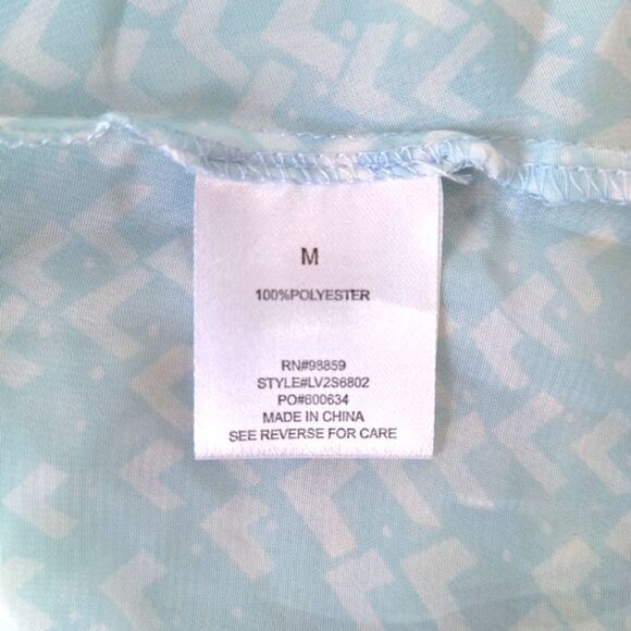 Charming Charlie Sheer Ruffled Blouse with Flutter Sleeves Sz M - Picture 9 of 12